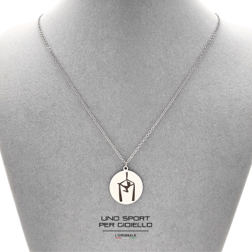 Collana Shape Tondo Tessuti Aerei