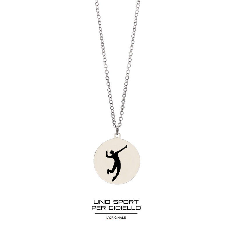 Collana Shape Tondo Volley Player Collana Shape Tondo Volley Player
